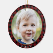 Custom Foto Keramik Ornament (Links)