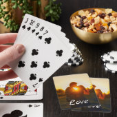 Custom Foto Liebe Girlfriend Boyfriend Script Spielkarten (In Situ)