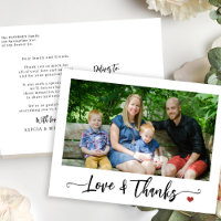 Custom Foto Liebe und Dankeschön-Script
