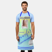 Custom Foto Logo Pool Restaurant Kaffee Cakes Schürze (Getragen)