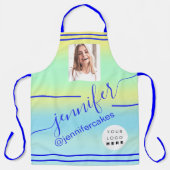 Custom Foto Logo Pool Restaurant Kaffee Cakes Schürze (Vorderseite)