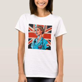 Custom Foto Mama Ehefrau Freundin Nurse T-Shirt