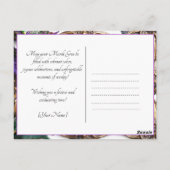 Custom Foto Mardi Erinnerungen Postkarte (Rückseite)