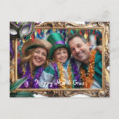 Custom Foto Mardi Erinnerungen Postkarte (Vorderseite)