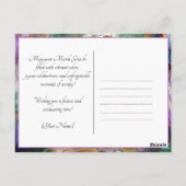 Custom Foto Mardi Gras Magic Postcard Postkarte (Rückseite)