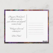 Custom Foto Mardi Party Delight Postkarte (Rückseite)
