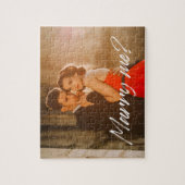 Custom Foto Marry Me Vorschlag Puzzle (Vertikal)