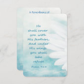 Custom Foto Membership Service laden Bibelverse ei Einladung (Vorne/Hinten)