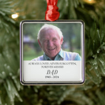 Custom Foto Memorial Ornament, Personalisiertes Fo