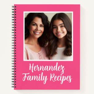 Custom Foto Mexic Family Rezeptbuch Notizblock
