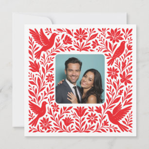 Custom Foto Mexican Otomí Tenango Save the Date I Einladung