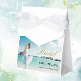 Custom Foto Modern Beach Hochzeit Geschenkschachtel