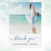 Custom Foto Modern Beach Wedding danke Ihnen Thema