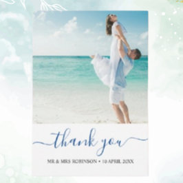 Custom Foto Modern Beach Wedding Willkommenszeiche Poster