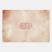 Custom Foto Modern Typografy Message Christmas Geschenkpapier Set (Vorderseite 2)