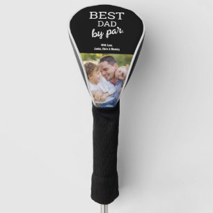 Custom Foto Moderner Vater's day Best Vater by Par Golf Headcover