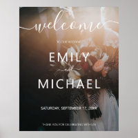 Custom Foto Modernes Hochzeitstipendium