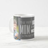 Custom Foto Mutter Day Tasse Gray (Vorderseite Links)