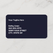 Custom Foto Nageltechniker Visitenkarte (Rückseite)