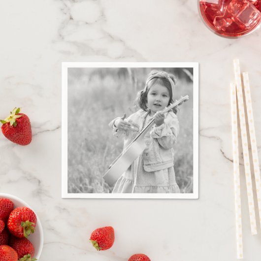 Custom Foto Napkins Serviette (Beispiel)