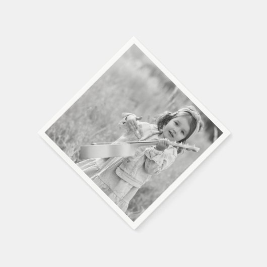 Custom Foto Napkins Serviette (Ecke)