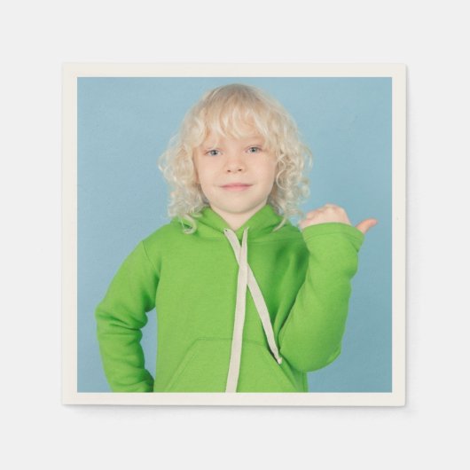 Custom Foto Napkins Serviette (Vorderseite)