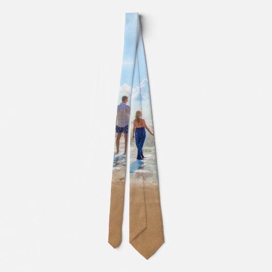 Custom Foto Neck binden Sie Ihr eigenes Design Cou Krawatte (Rückseite)