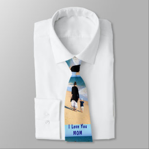 Custom Foto Neck Tie Geschenk Ihre Mama Liebe Foto Krawatte