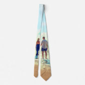 Custom Foto Neck Tie - Ihr eigenes Design - Urlaub Krawatte (Rückseite)