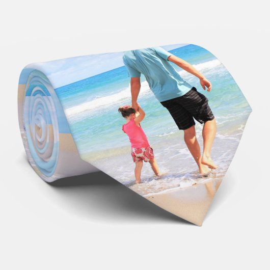 Custom Foto Neck Tie Your Favorite Fotos Geschenk Krawatte (Gerollt)