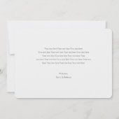 Custom Foto New Baby Boy oder Girl Birth Ankündigung (Rückseite)