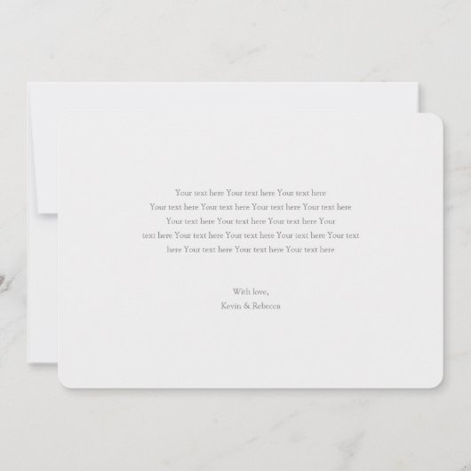 Custom Foto New Baby Boy oder Girl Birth Ankündigung (Rückseite)