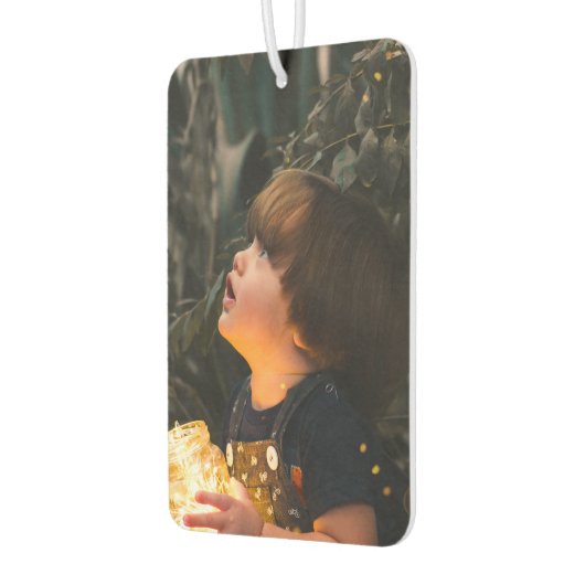 Custom Foto Oblong Autolufterfrischer (Links)