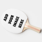 CUSTOM FOTO ODER TEXT Pong Paddle Paddel Tischtennis Schläger (Seitenansicht)