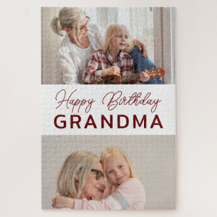 Custom Foto Oma Birthday Puzzle