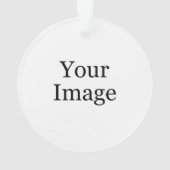 Custom Foto Ornament (Rückseite)
