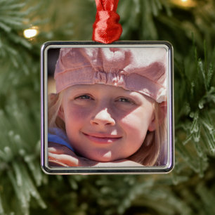 CUSTOM-FOTO ORNAMENT AUS METALL