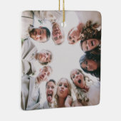 Custom Foto Ornament Doppelseitig, Weihnachts-Foto (Rechts)