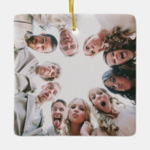 Custom Foto Ornament Doppelseitig, Weihnachts-Foto