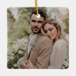 Custom Foto Ornament Doppelseitig, Weihnachts-Foto