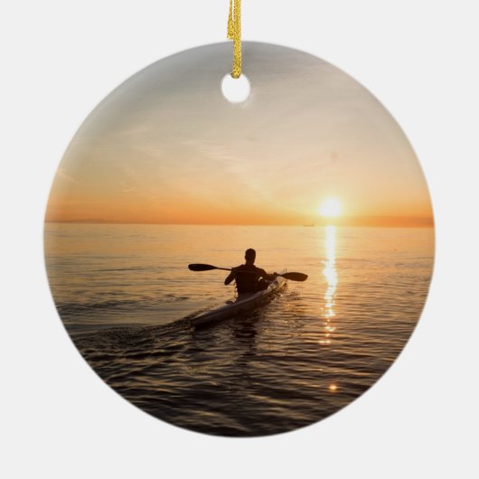 Custom Foto Ornament for Kayakers (Hinten)