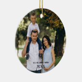 Custom Foto Ornament Niedlich Cactus Pattern (Rechts)