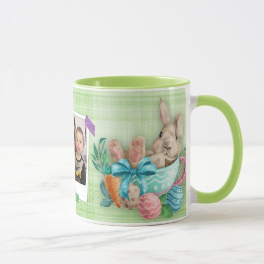 Custom Foto Ostersonniges Teebegehren Tasse (Rechts)