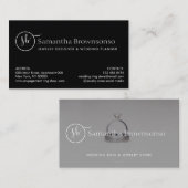 Custom Foto Overlay Wedelplaner Juwelierring Visitenkarte (Vorne/Hinten)