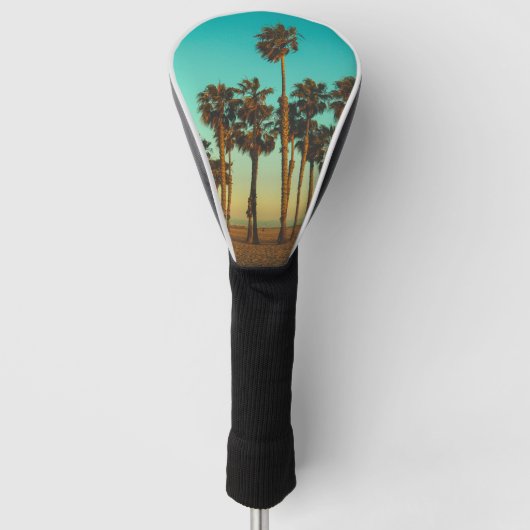 Custom Foto Palm Tree Tropical Golf Head Cover Headcover (Vorderseite)