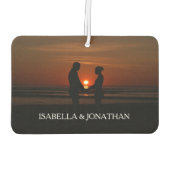 Custom Foto Pärchen Autolufterfrischer (Rückseite)