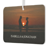 Custom Foto Pärchen Autolufterfrischer (Links)