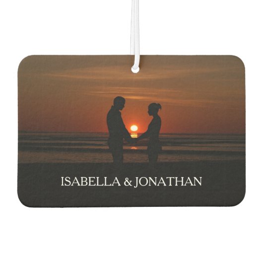 Custom Foto Pärchen Autolufterfrischer (Vorderseite)