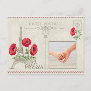 Custom Foto Paris Frankreich Postkarte