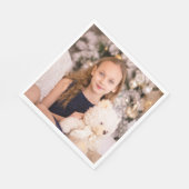 Custom Foto Party Paper Napkin Serviette (Ecke)